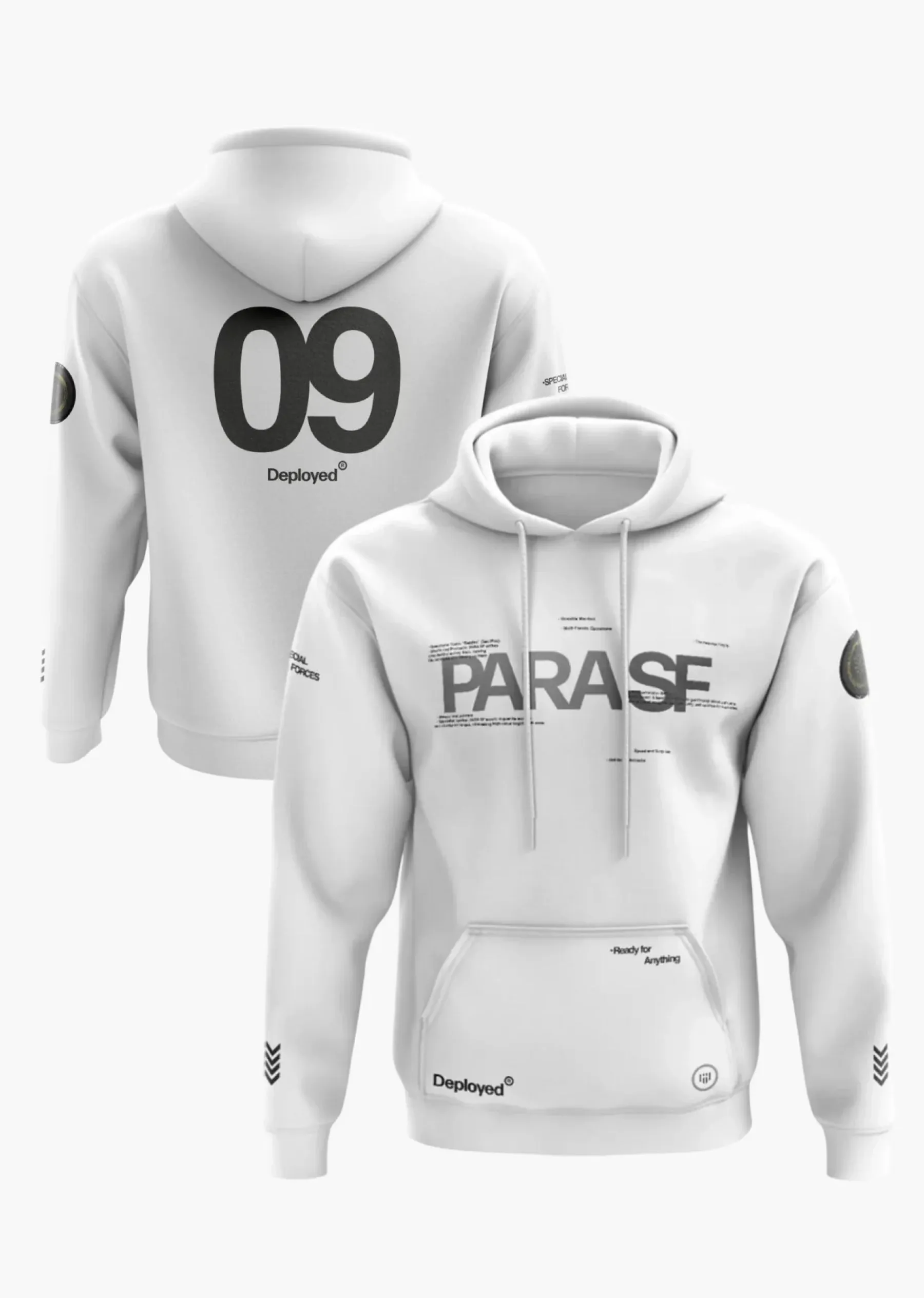 09 PARA DEPLOYED Snow Soft Premium Hoodie