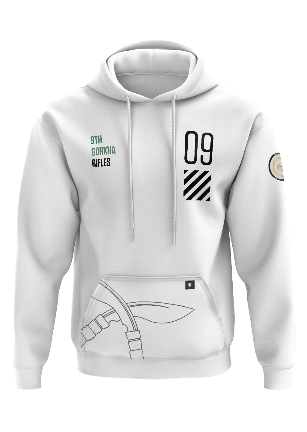 9th Gorkha Warriors Snow Soft Premium Hoodie