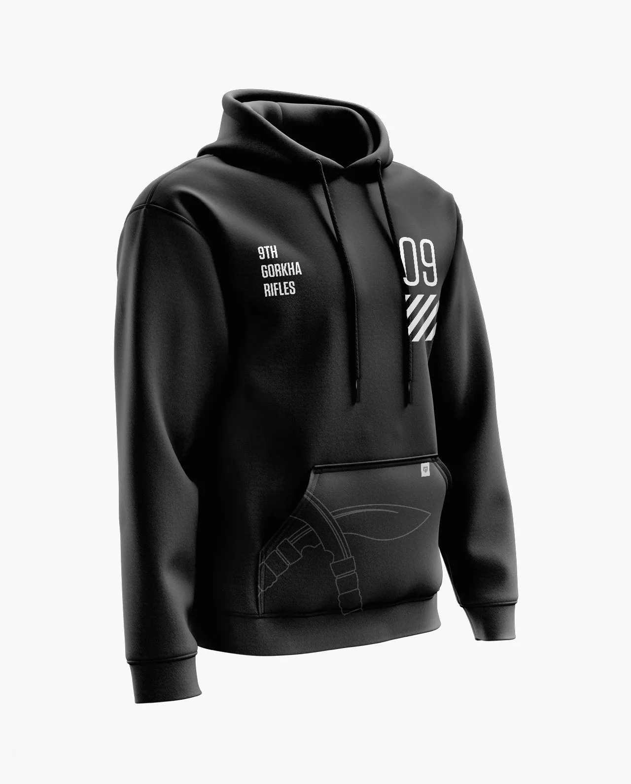 9th Gorkha Warriors Snow Soft Premium Hoodie