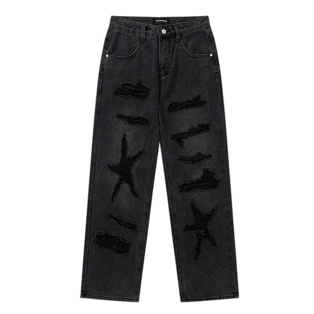 American High Street Original Ripped Washed Jeans