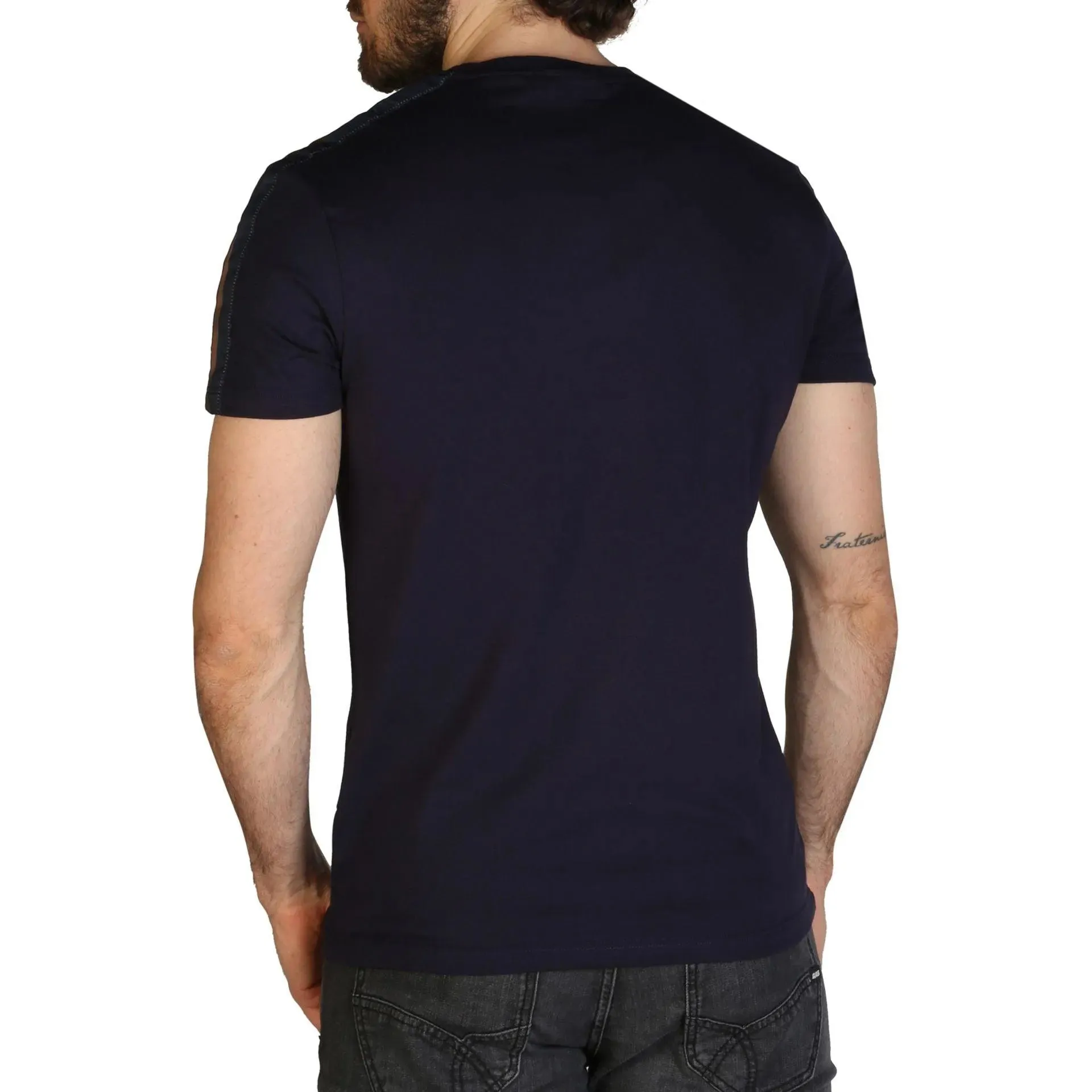 Aquascutum Men T-shirts - Navy Brand T-shirts