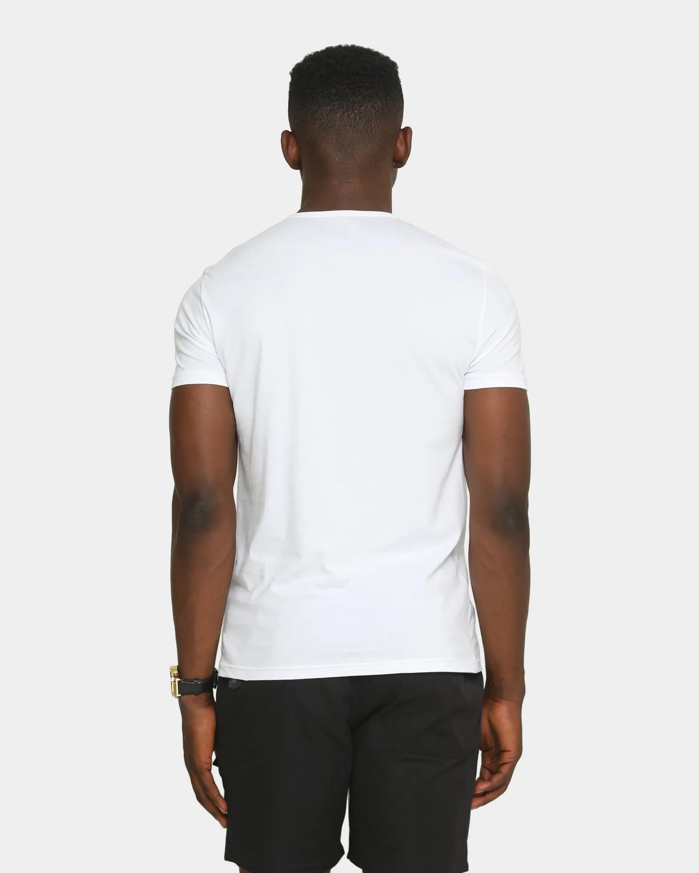 Armani Exchange Emporio Armani 2 Pack Crew Neck Lounge T-Shirt Bianco/Bianco