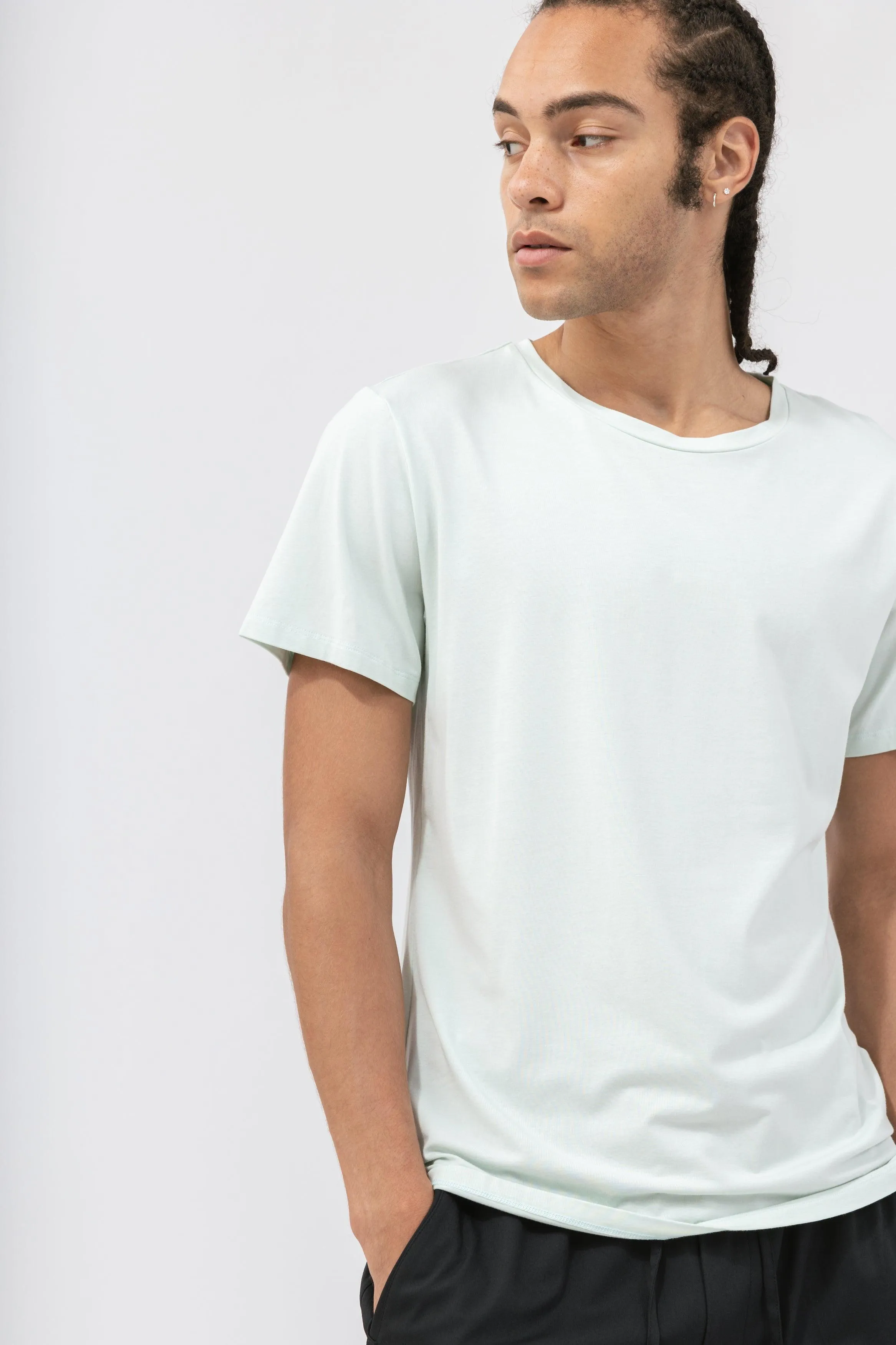 Bamboo Crew Neck Short Sleeve Tee