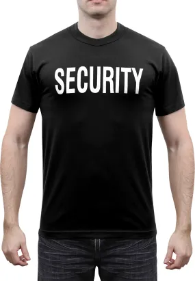 Black - Double Sided Official SECURITY Raid T-shirt