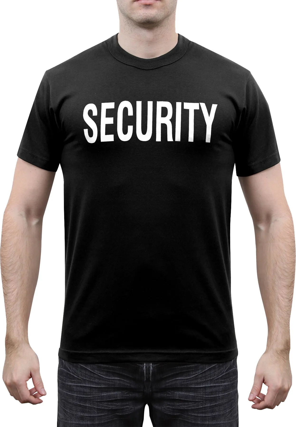 Black - Double Sided Official SECURITY Raid T-shirt