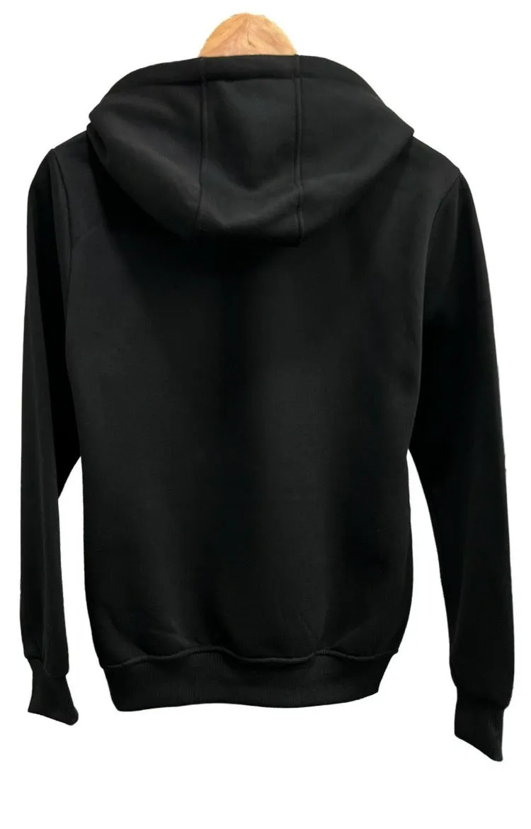 Black Men's Graphic Pullover Hoodies Heavy Blend TAILORED RECRETION PRMIUM