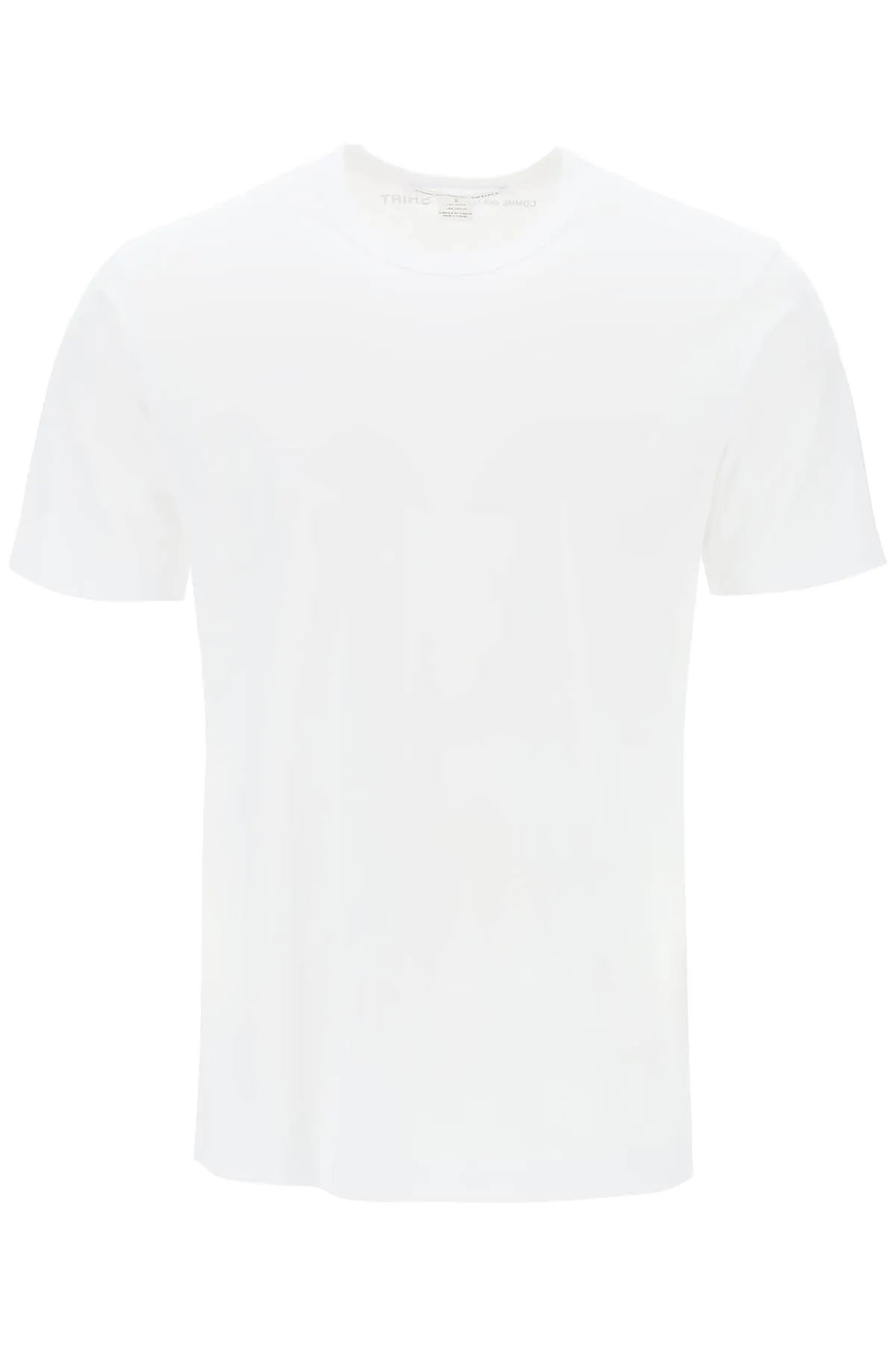 Comme Des Garcons Shirt Logo Print T-Shirt White