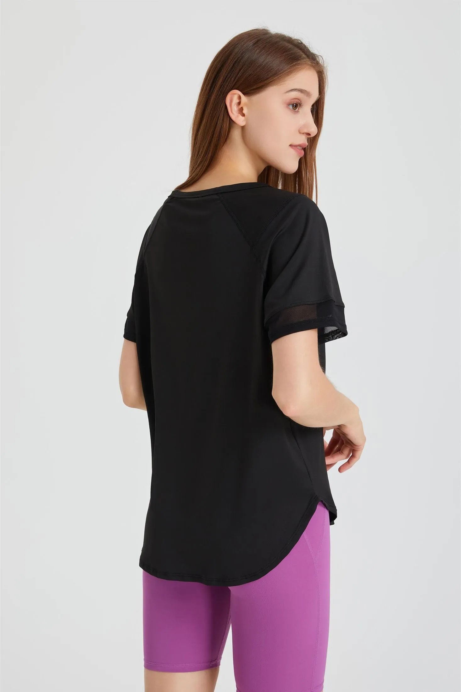 Contrast Breathable Short Sleeve T-Shirt