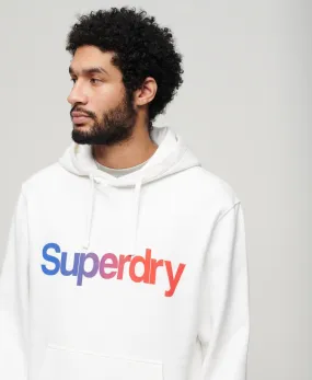 Core Logo Loose Hoodie - Brilliant White