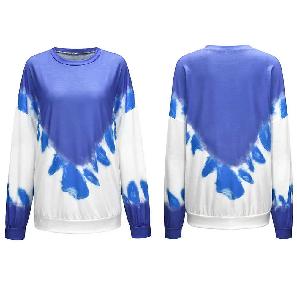 Creative Tie Dye Plus Size Hoodie