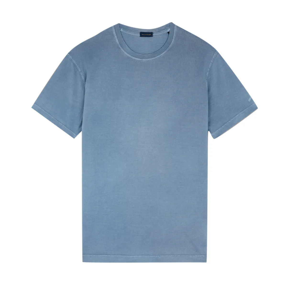 Denim Blue Cotton Jersey T-Shirt