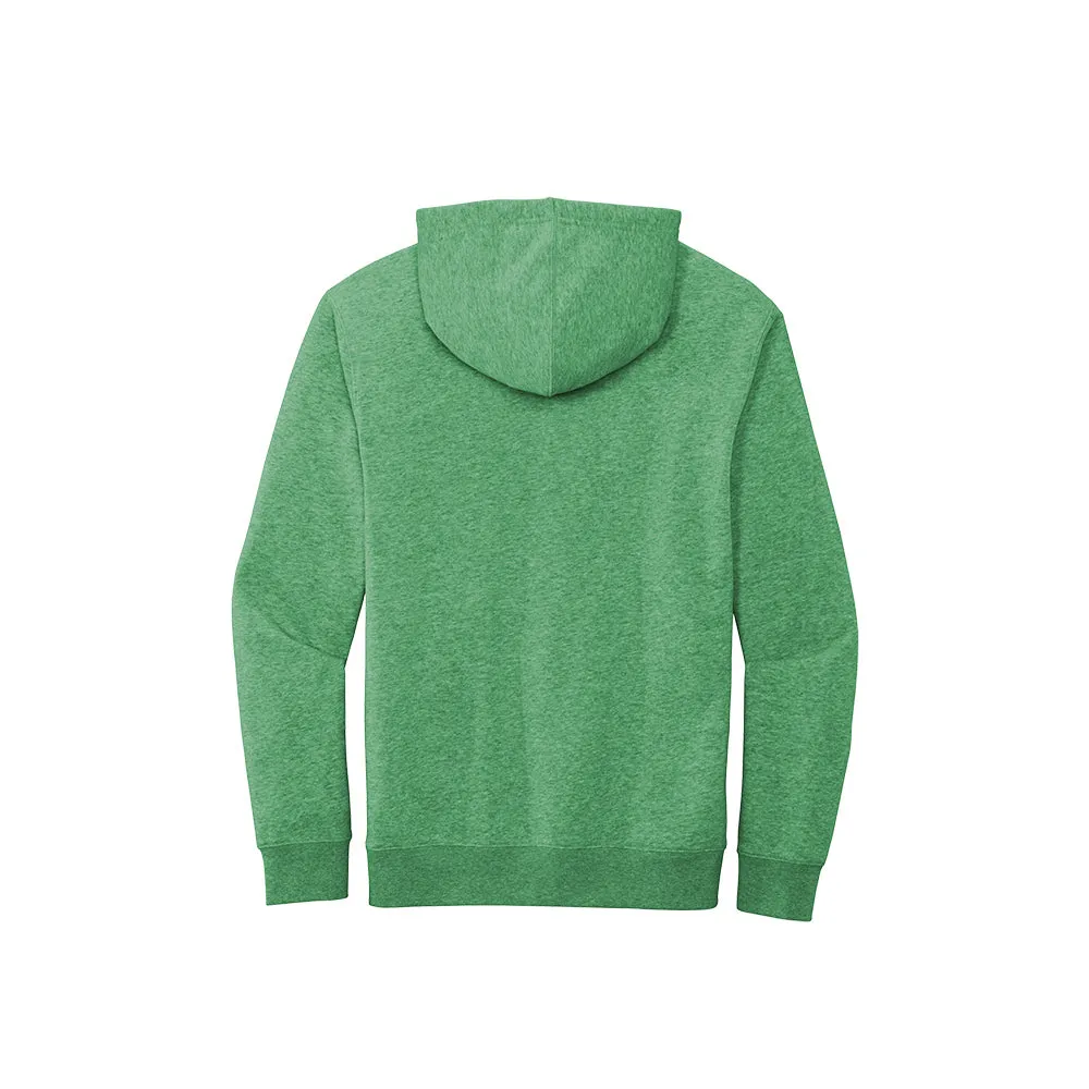 District DT6100 V.I.T. Fleece Hoodie - Heathered Kelly Green