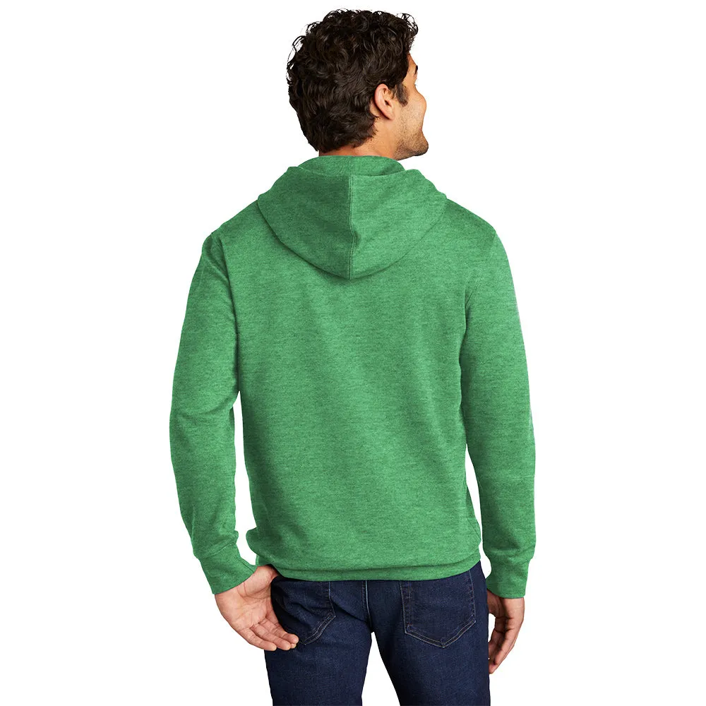 District DT6100 V.I.T. Fleece Hoodie - Heathered Kelly Green