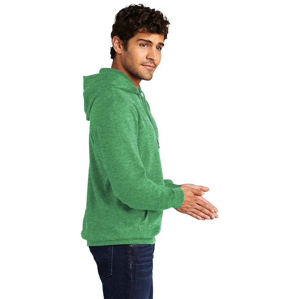 District DT6100 V.I.T. Fleece Hoodie - Heathered Kelly Green