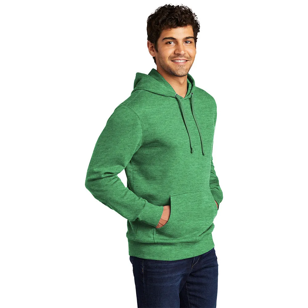 District DT6100 V.I.T. Fleece Hoodie - Heathered Kelly Green