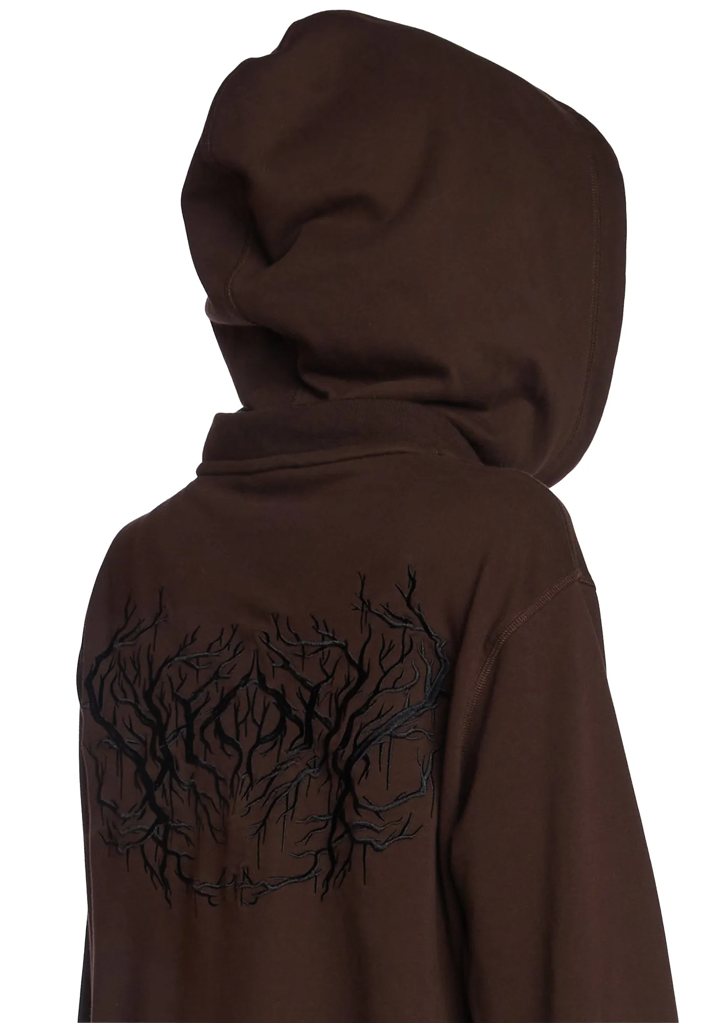 Echo Unisex Embroidered Zip-Up Hoodie