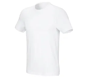 e.s. T-shirt cotton stretch, slim fit