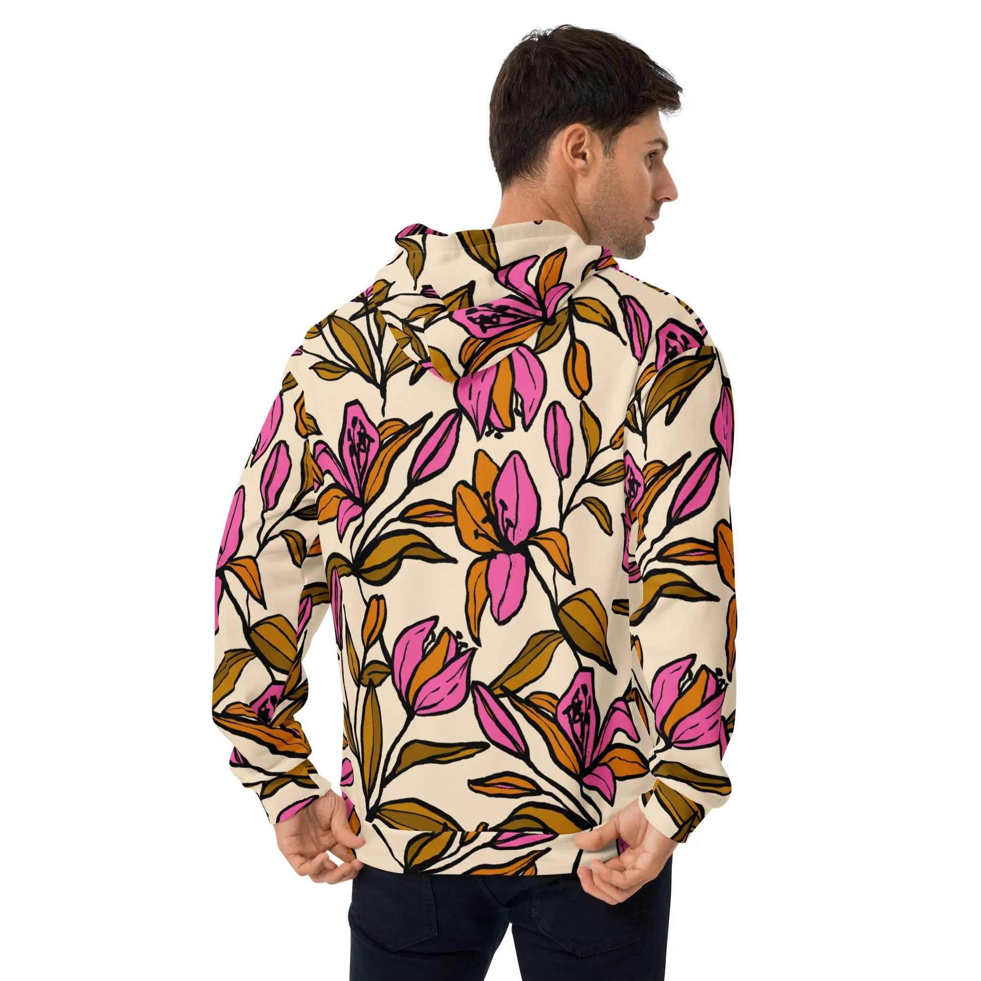 Floral Hoodie (Glamourange Spring Best Hoodies Collection - Flower Hoodies Print 0012)