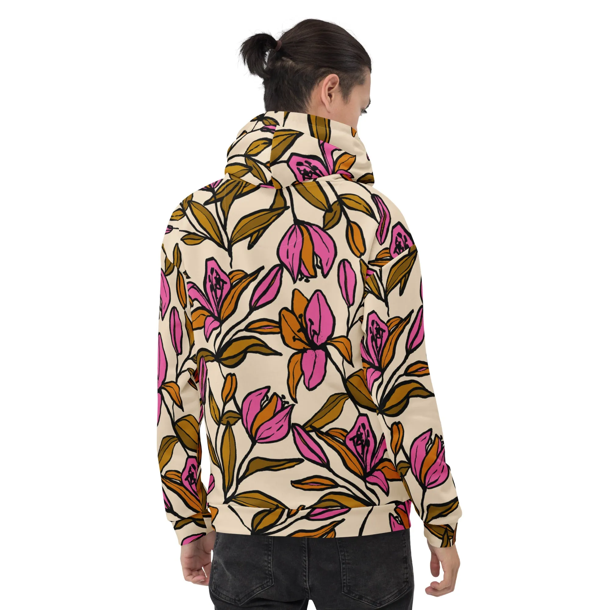 Floral Hoodie (Glamourange Spring Best Hoodies Collection - Flower Hoodies Print 0012)