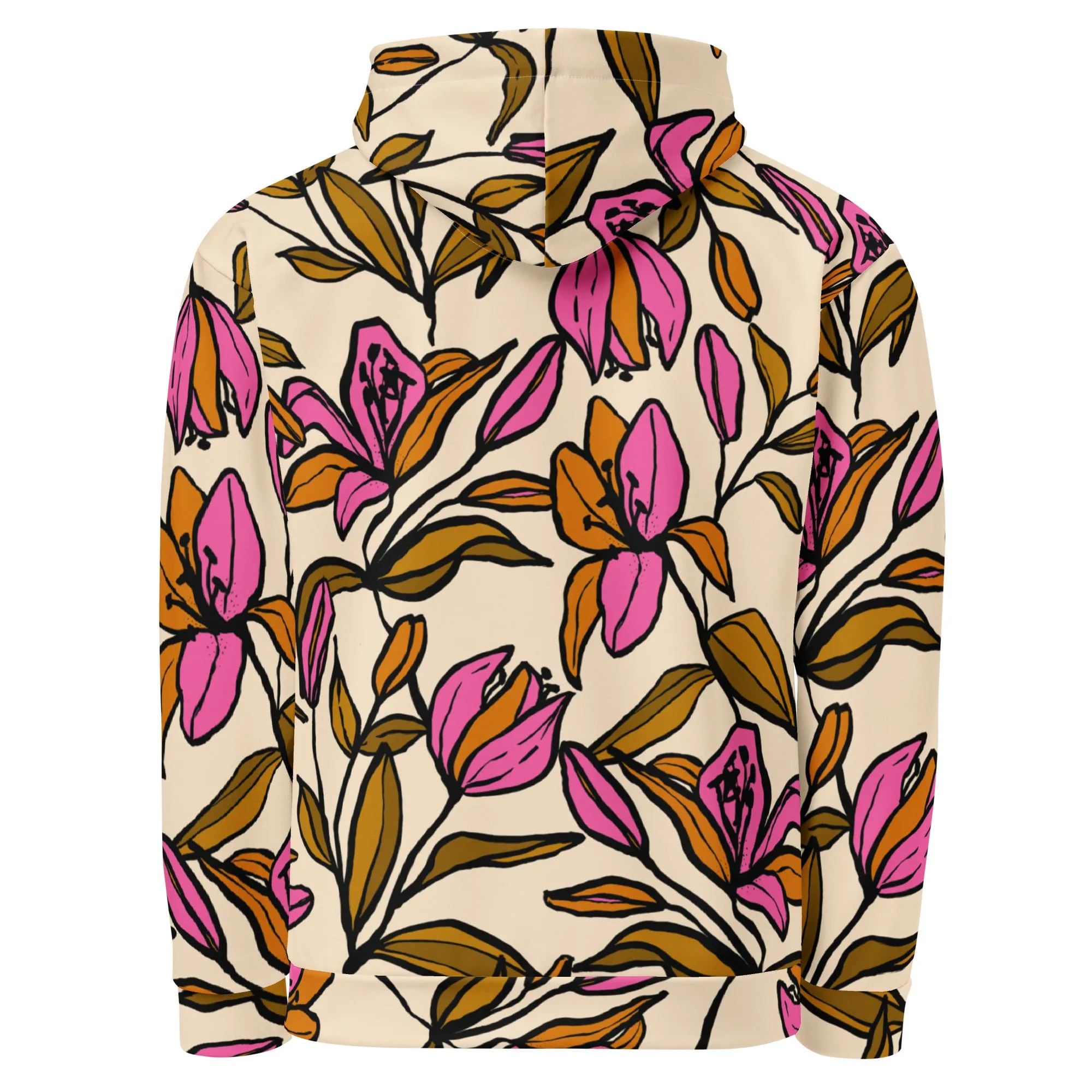 Floral Hoodie (Glamourange Spring Best Hoodies Collection - Flower Hoodies Print 0012)