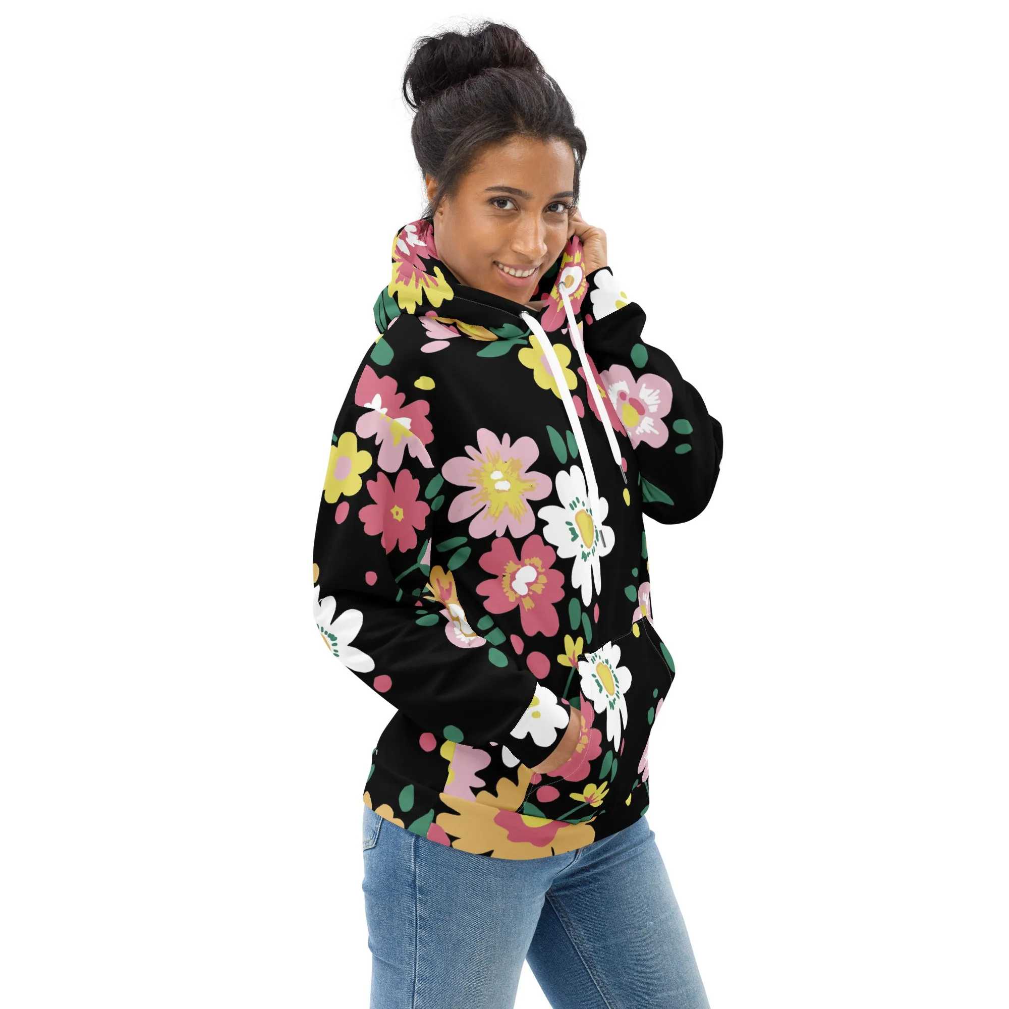 Floral Hoodie (Glamourange Spring Best Hoodies Collection - Flower Hoodies Print 002)