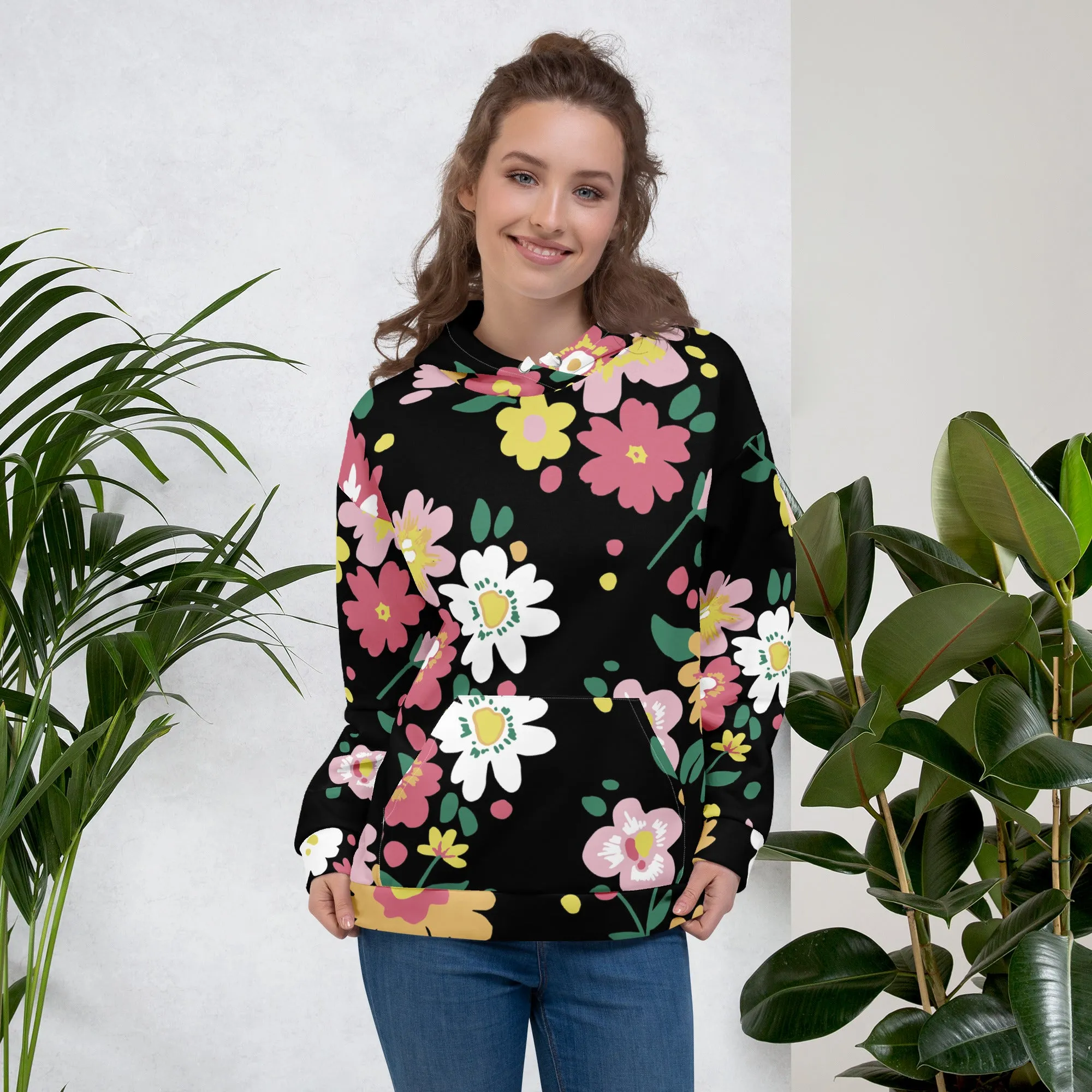 Floral Hoodie (Glamourange Spring Best Hoodies Collection - Flower Hoodies Print 002)