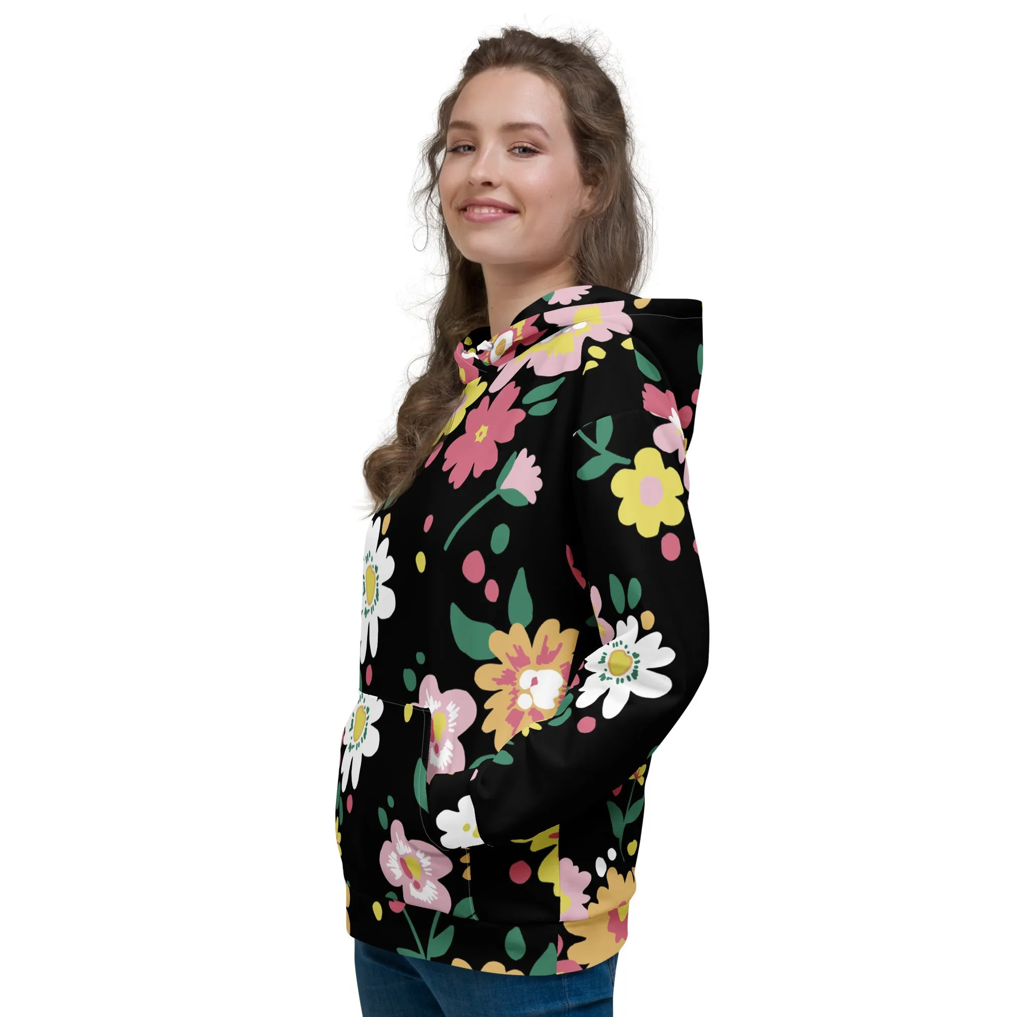 Floral Hoodie (Glamourange Spring Best Hoodies Collection - Flower Hoodies Print 002)