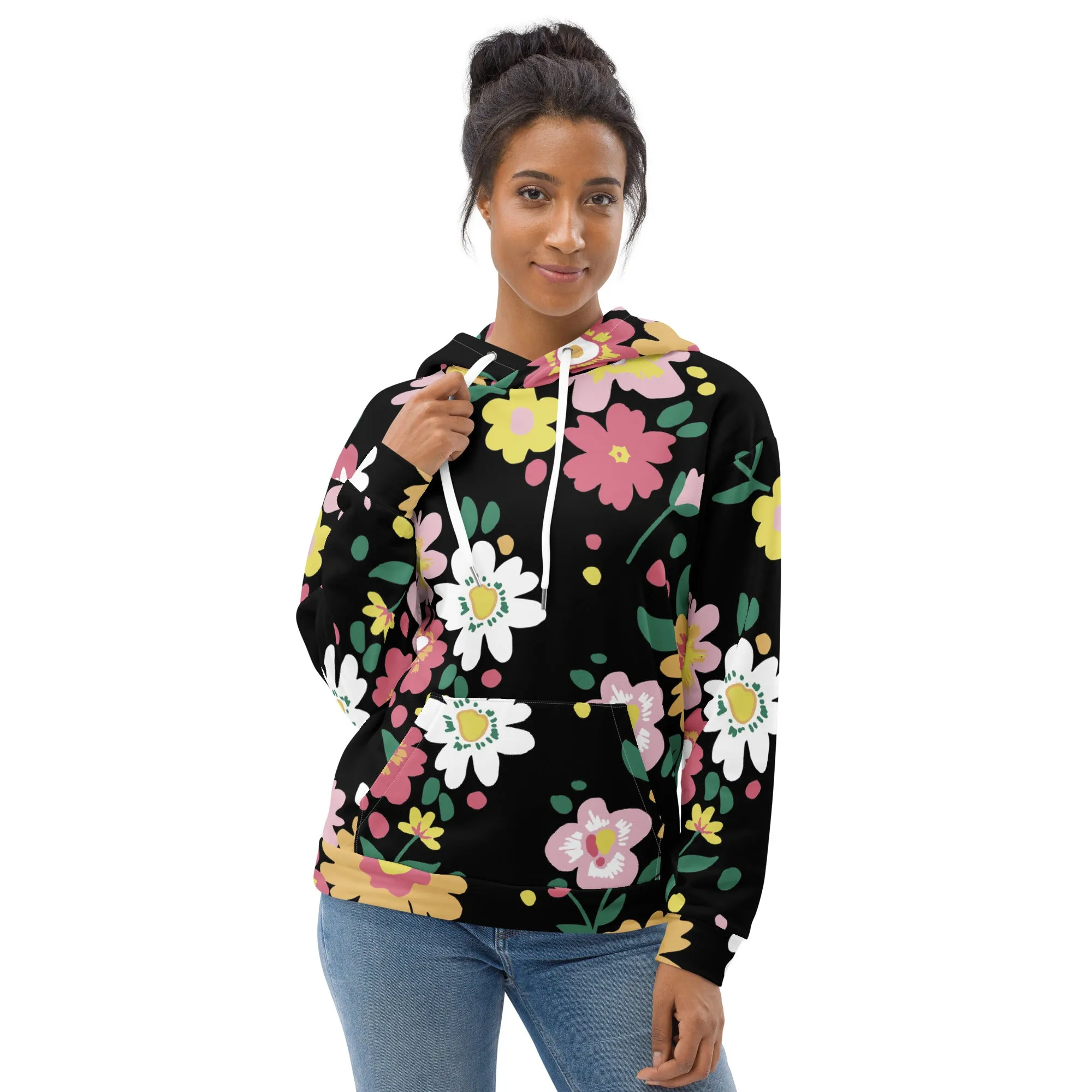 Floral Hoodie (Glamourange Spring Best Hoodies Collection - Flower Hoodies Print 002)