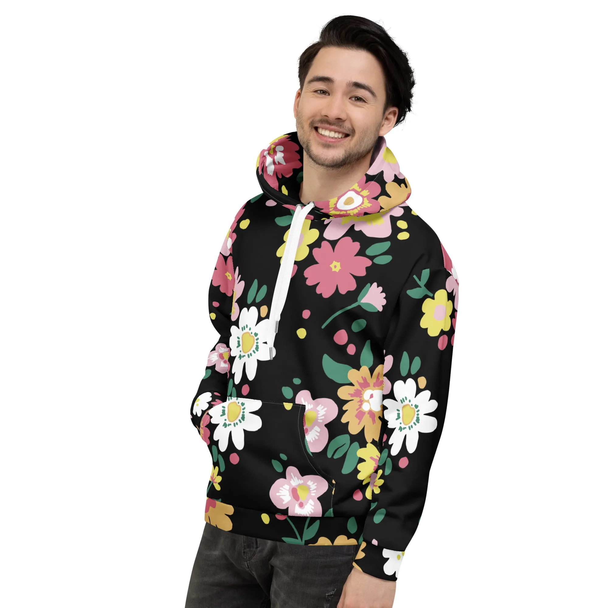 Floral Hoodie (Glamourange Spring Best Hoodies Collection - Flower Hoodies Print 002)