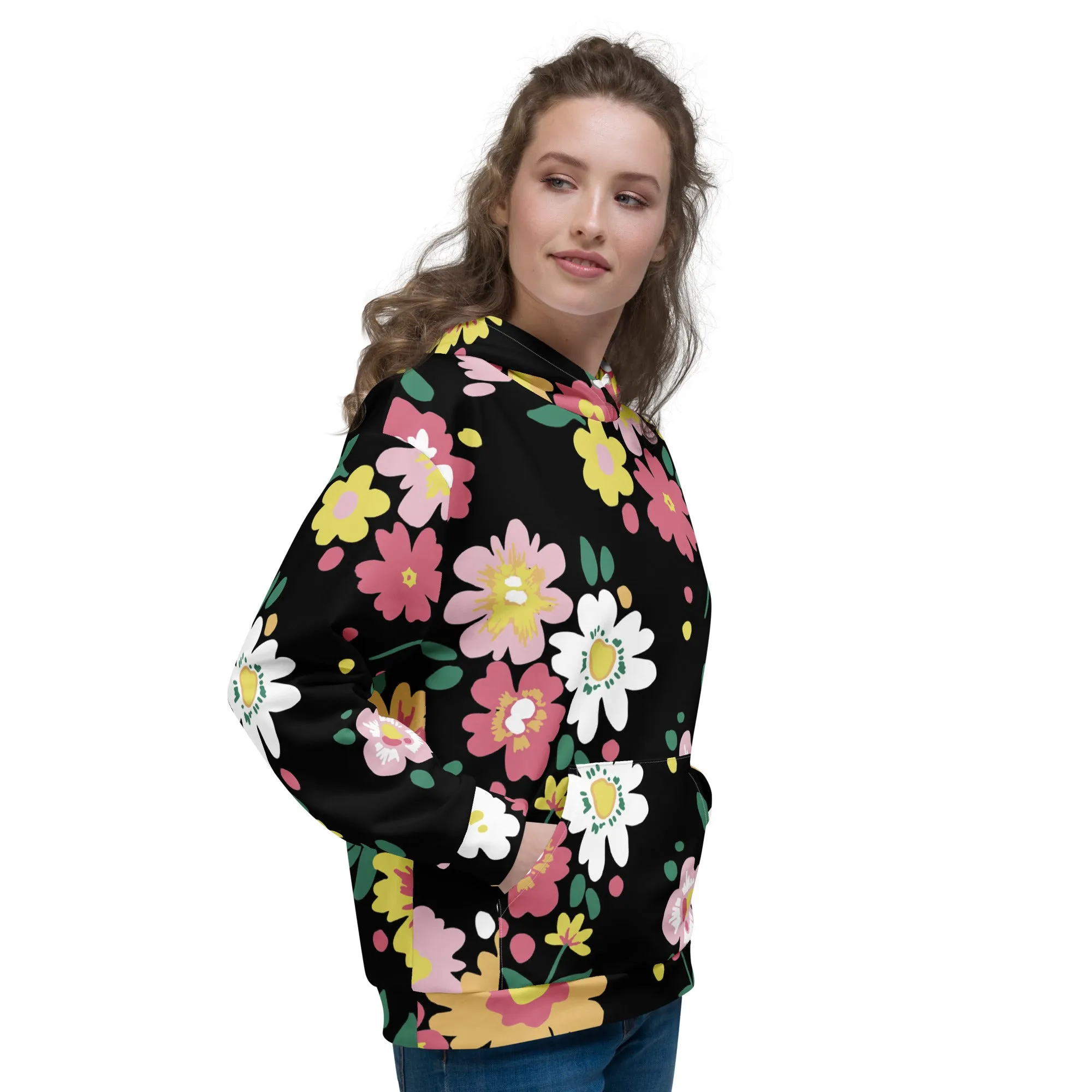 Floral Hoodie (Glamourange Spring Best Hoodies Collection - Flower Hoodies Print 002)