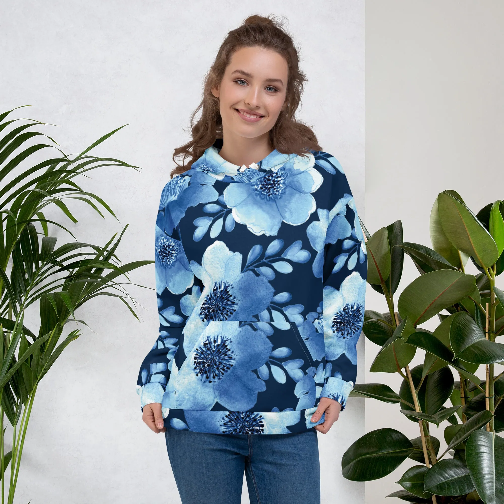 Floral Hoodie (Glamourange Spring Best Hoodies Collection - Flower Hoodies Print 004)