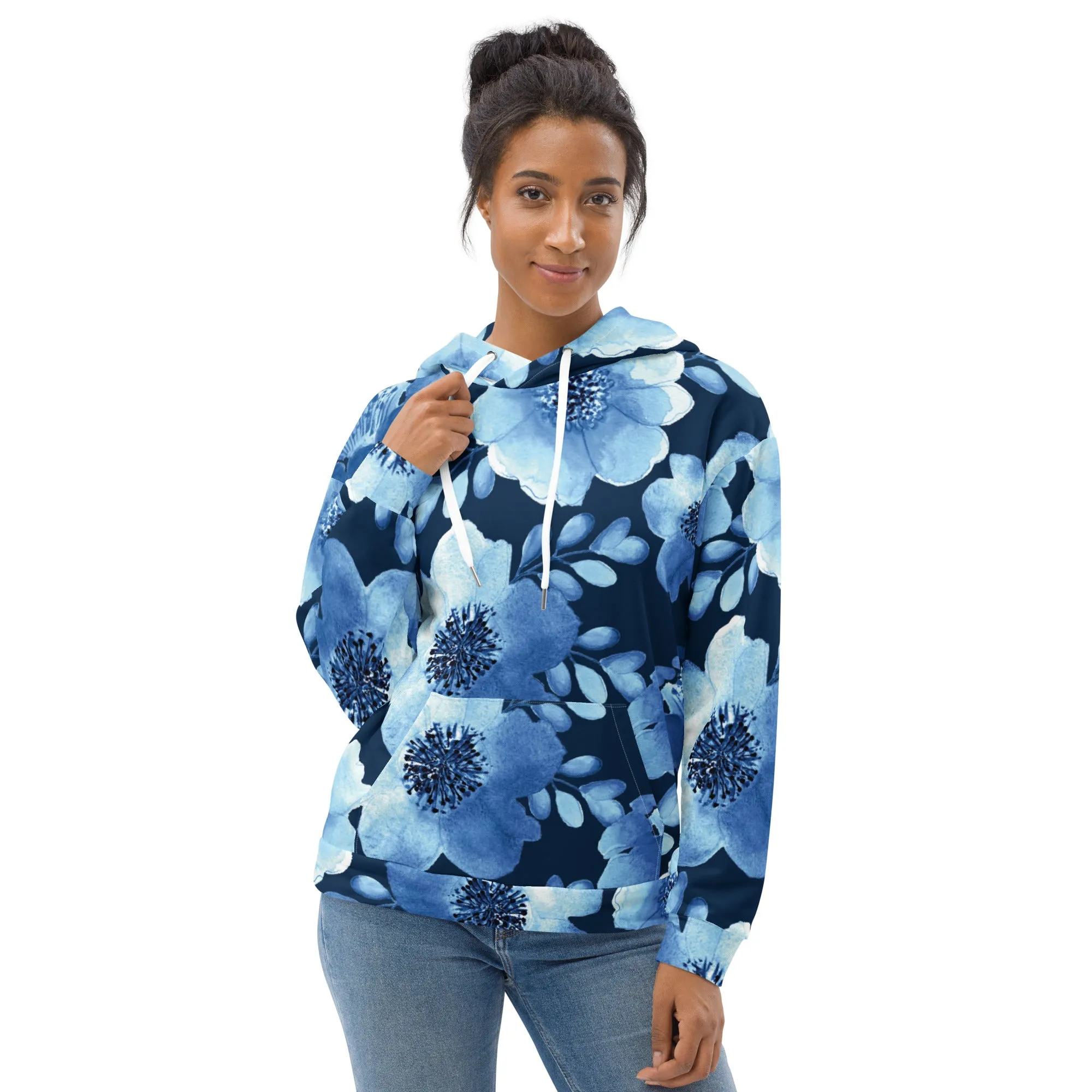 Floral Hoodie (Glamourange Spring Best Hoodies Collection - Flower Hoodies Print 004)