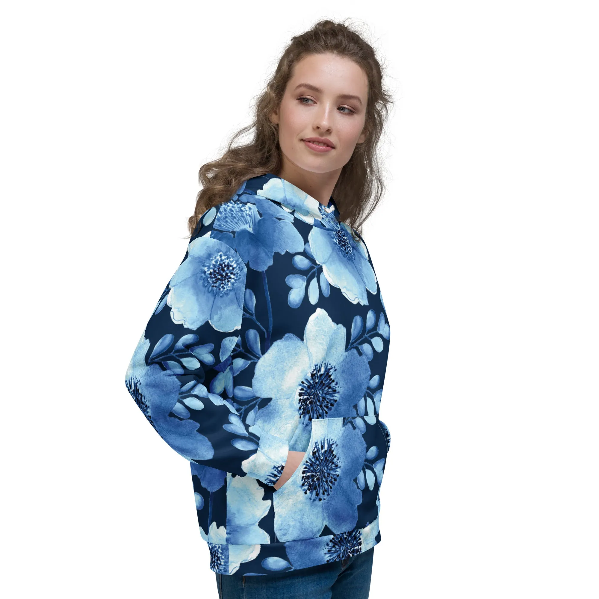 Floral Hoodie (Glamourange Spring Best Hoodies Collection - Flower Hoodies Print 004)