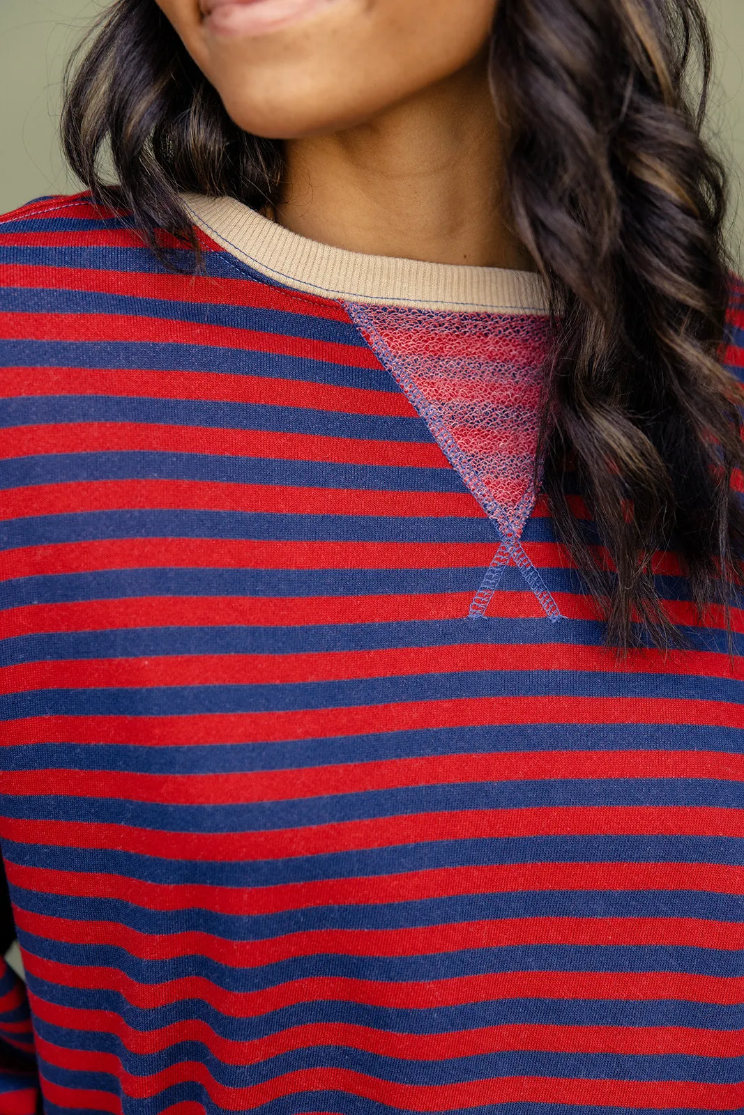 Free People Classic Striped Crew