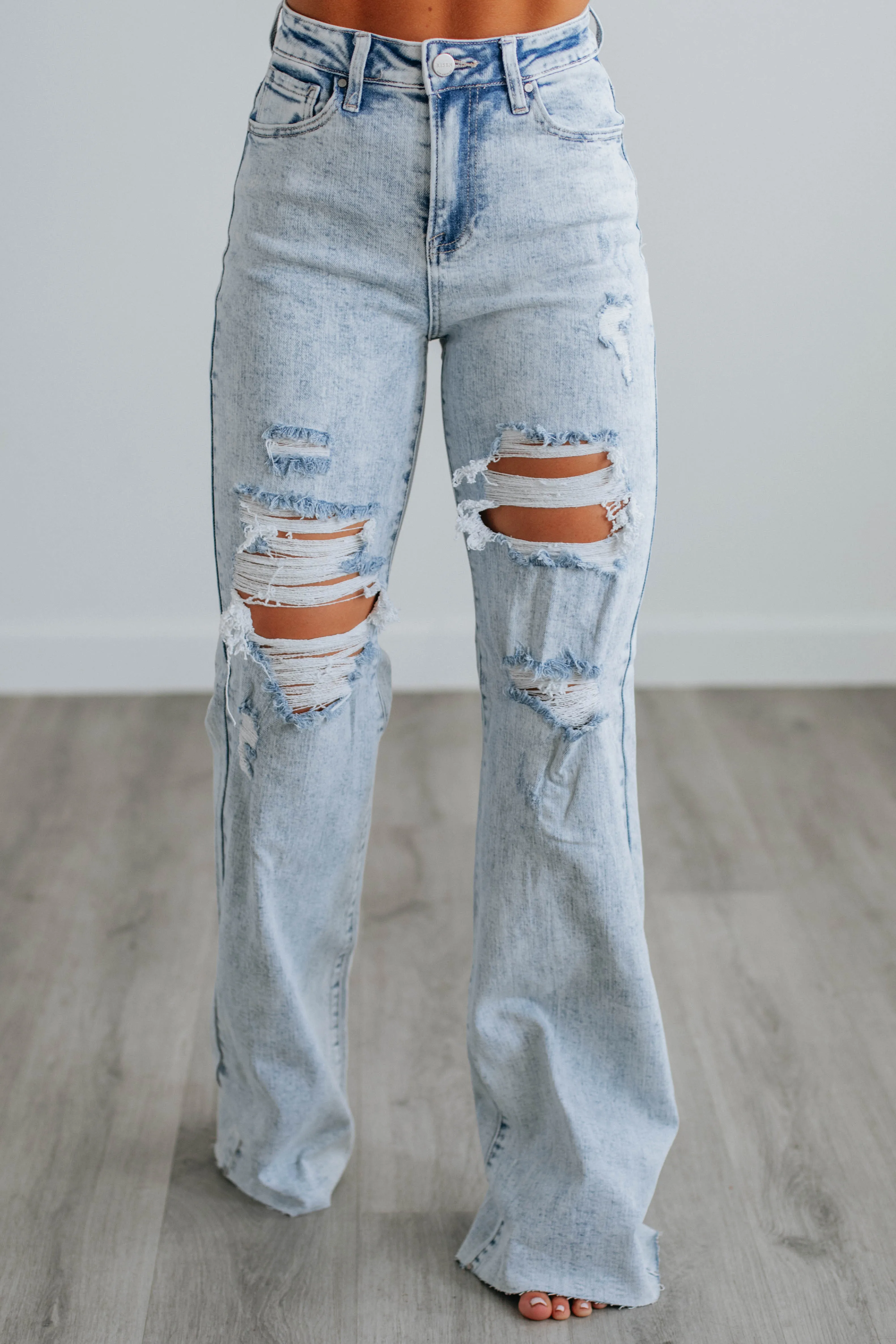 Georgia Risen Jeans - Light Wash