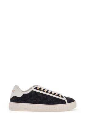 Greca Barocco Canvas Sneakers