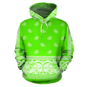 Green Bandanna Hoodie