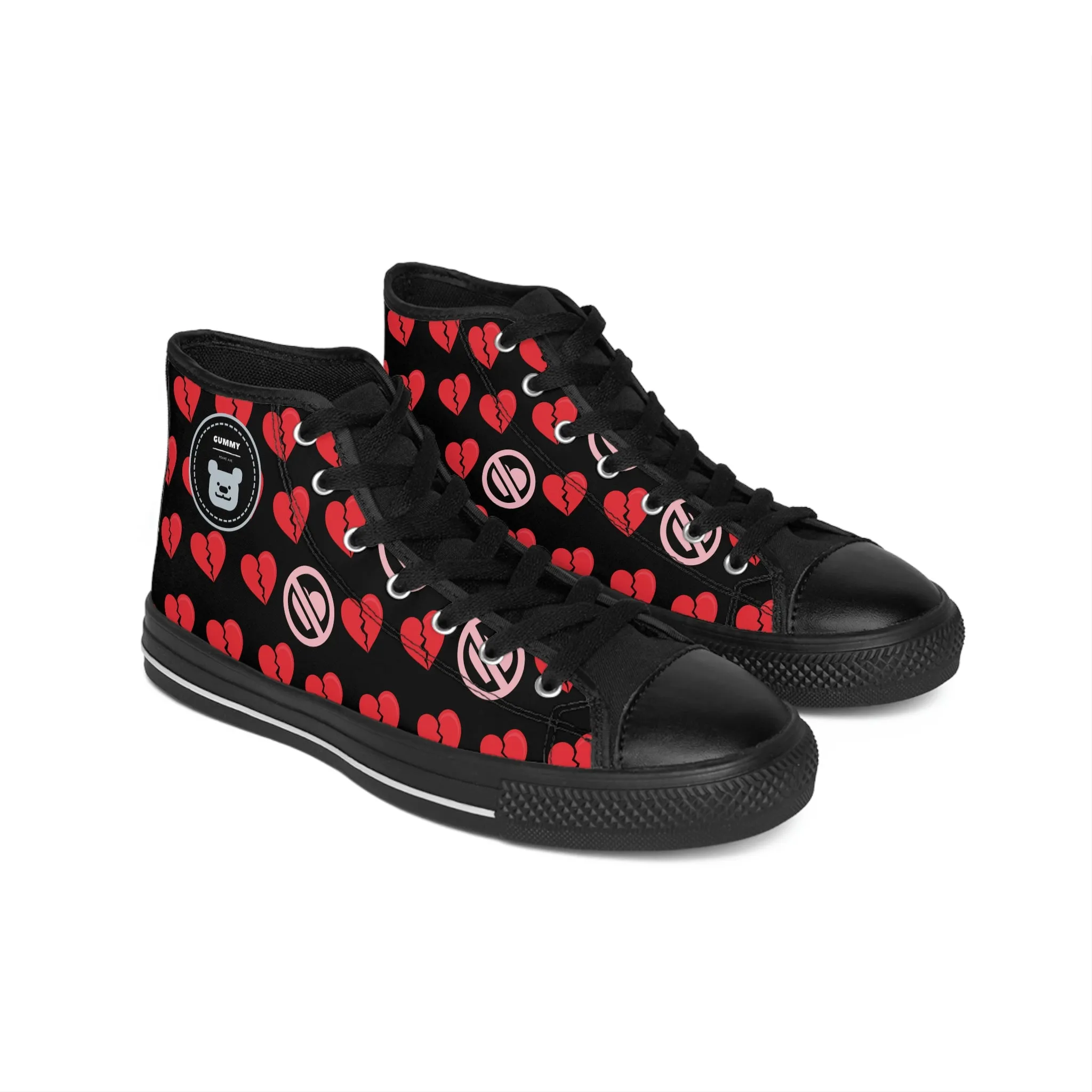 Gummy Bear W High-top Sneakers HEART BREAKER BLACK