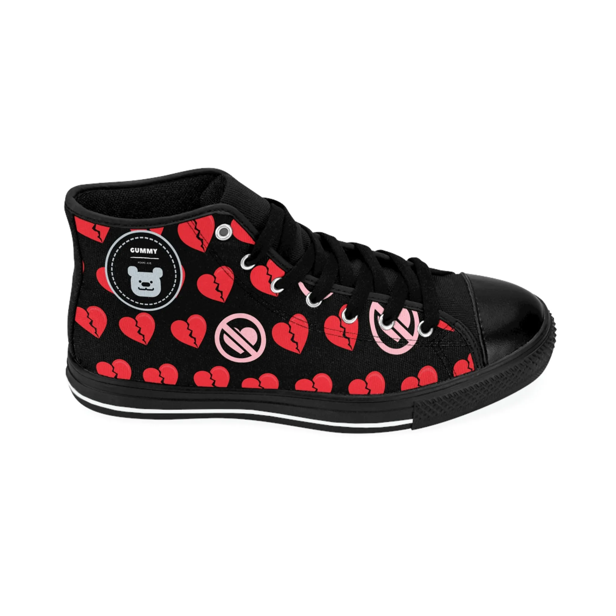 Gummy Bear W High-top Sneakers HEART BREAKER BLACK