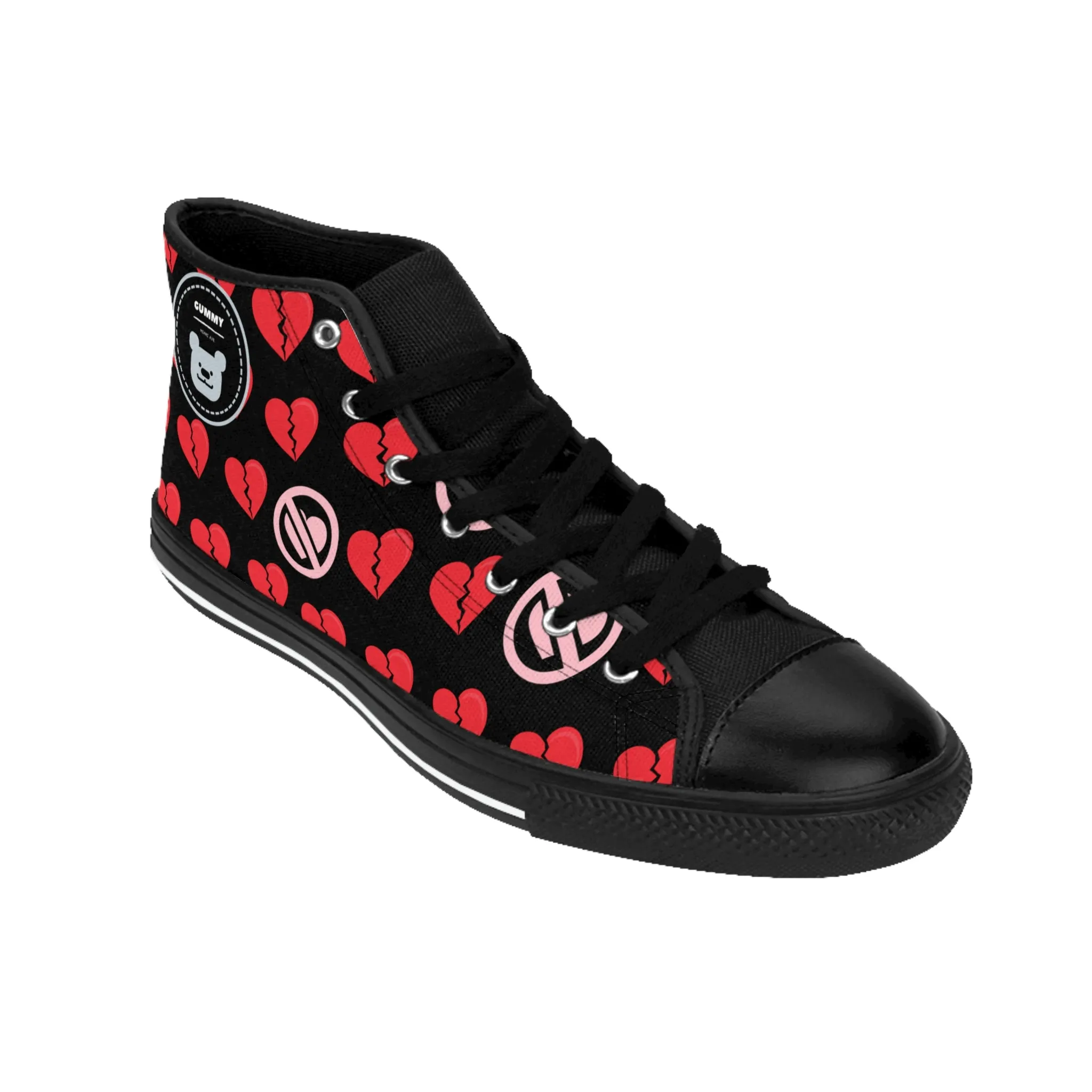 Gummy Bear W High-top Sneakers HEART BREAKER BLACK