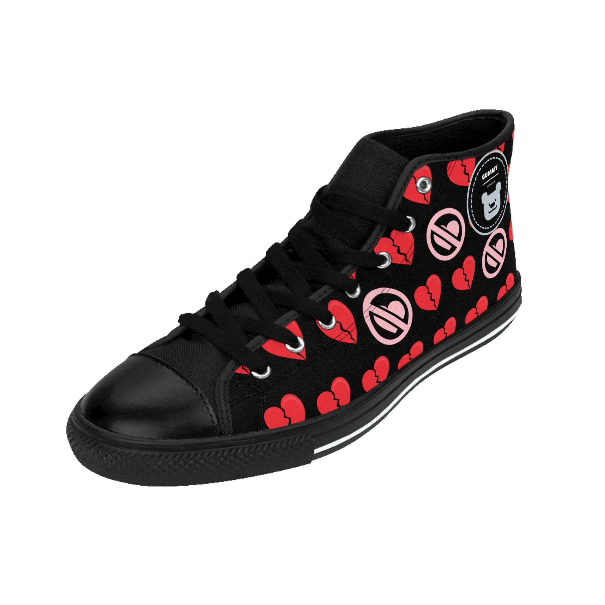 Gummy Bear W High-top Sneakers HEART BREAKER BLACK