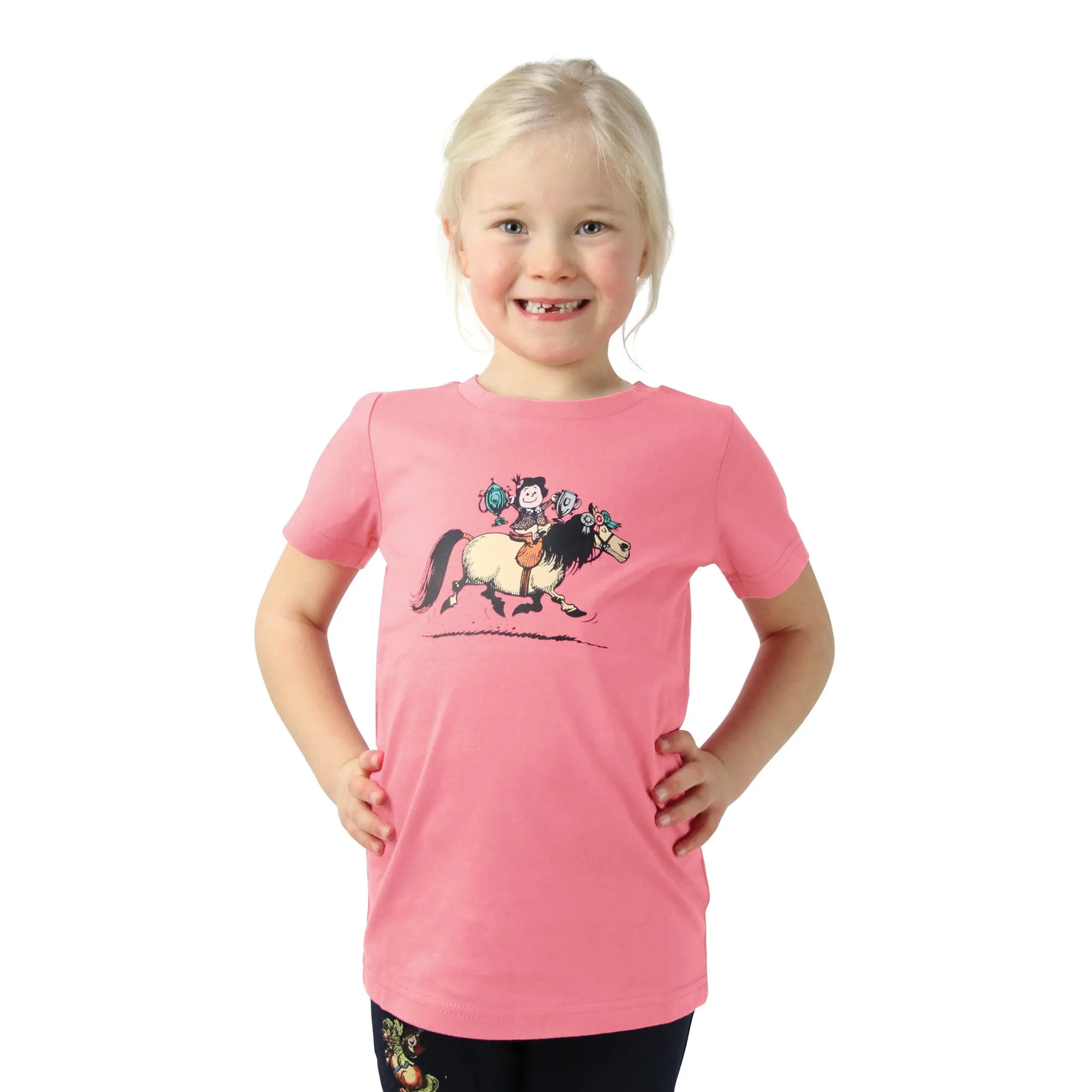 Hy Equestrian Kids Thelwell Collection Badge T-Shirt