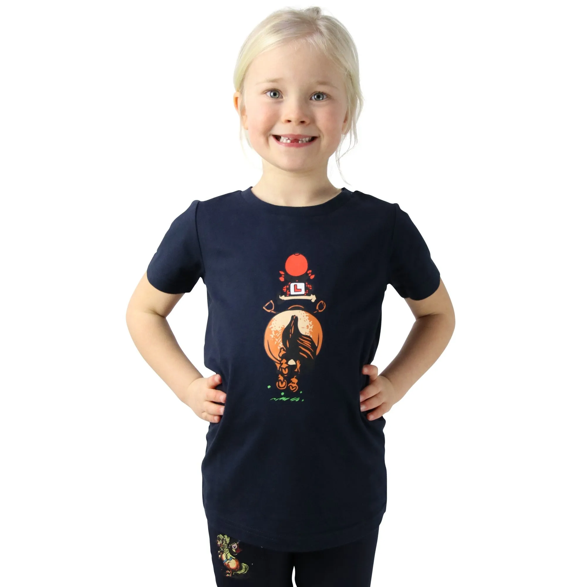 Hy Equestrian Kids Thelwell Collection Badge T-Shirt