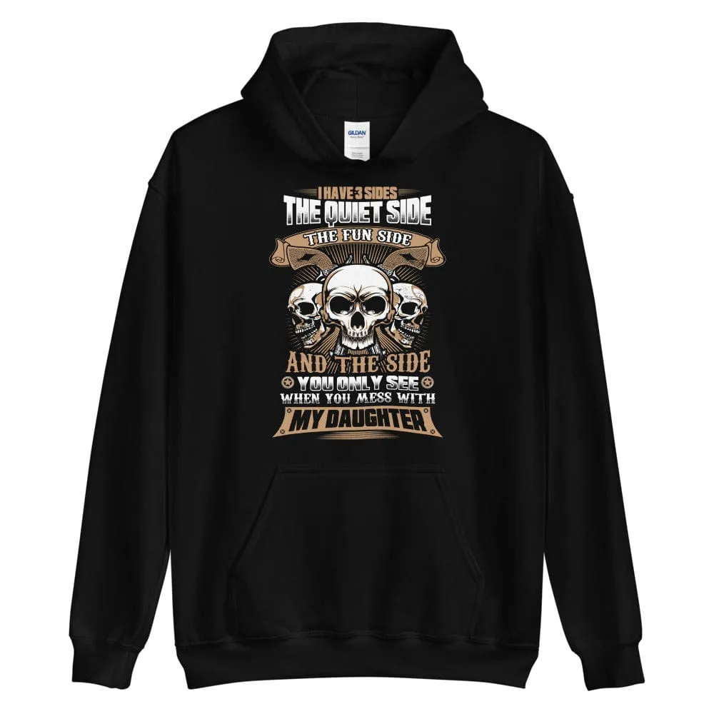 I Have 3 Sides - Skull Hoodie - up to 5XL