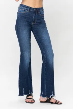 JUDY BLUE MID RISE NON-DISTRESSED BOOT CUTJEANS / STUFFOLOGY BOUTIQUE