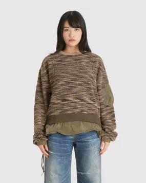 Layered Fleece Sweater (W)