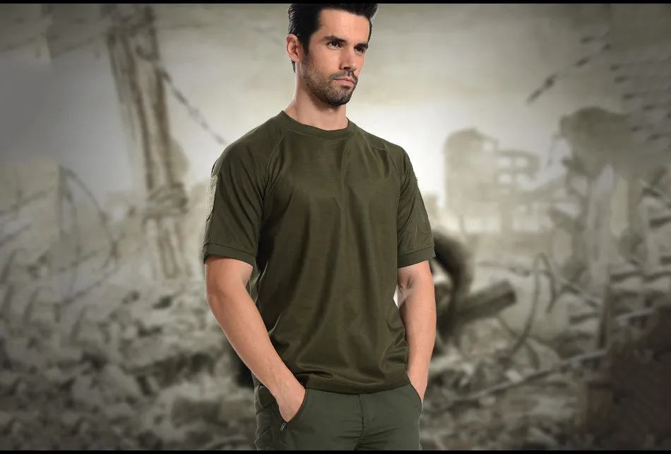 Men's Summer Camouflage Breathable T-Shirt