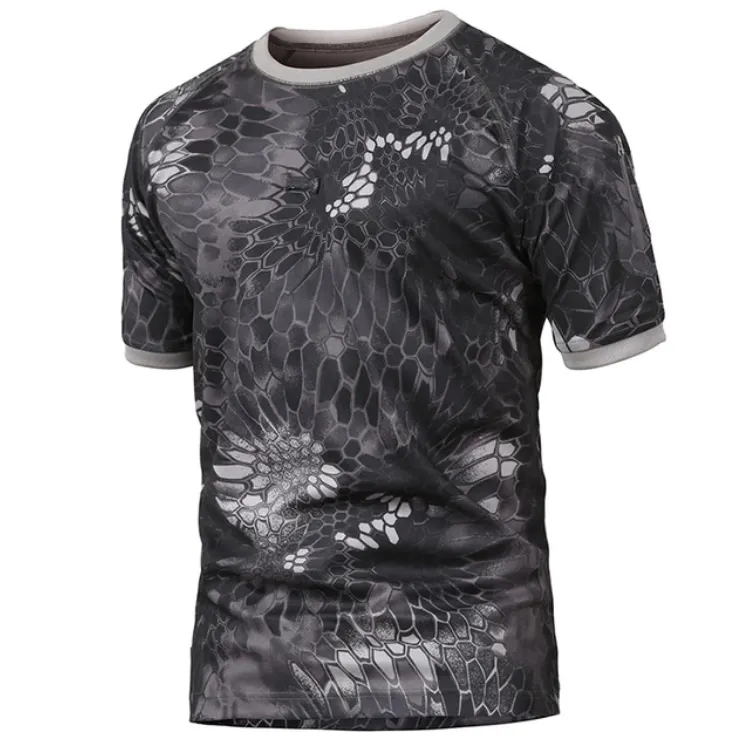 Men's Summer Camouflage Breathable T-Shirt