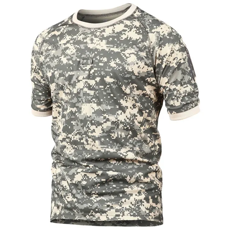 Men's Summer Camouflage Breathable T-Shirt