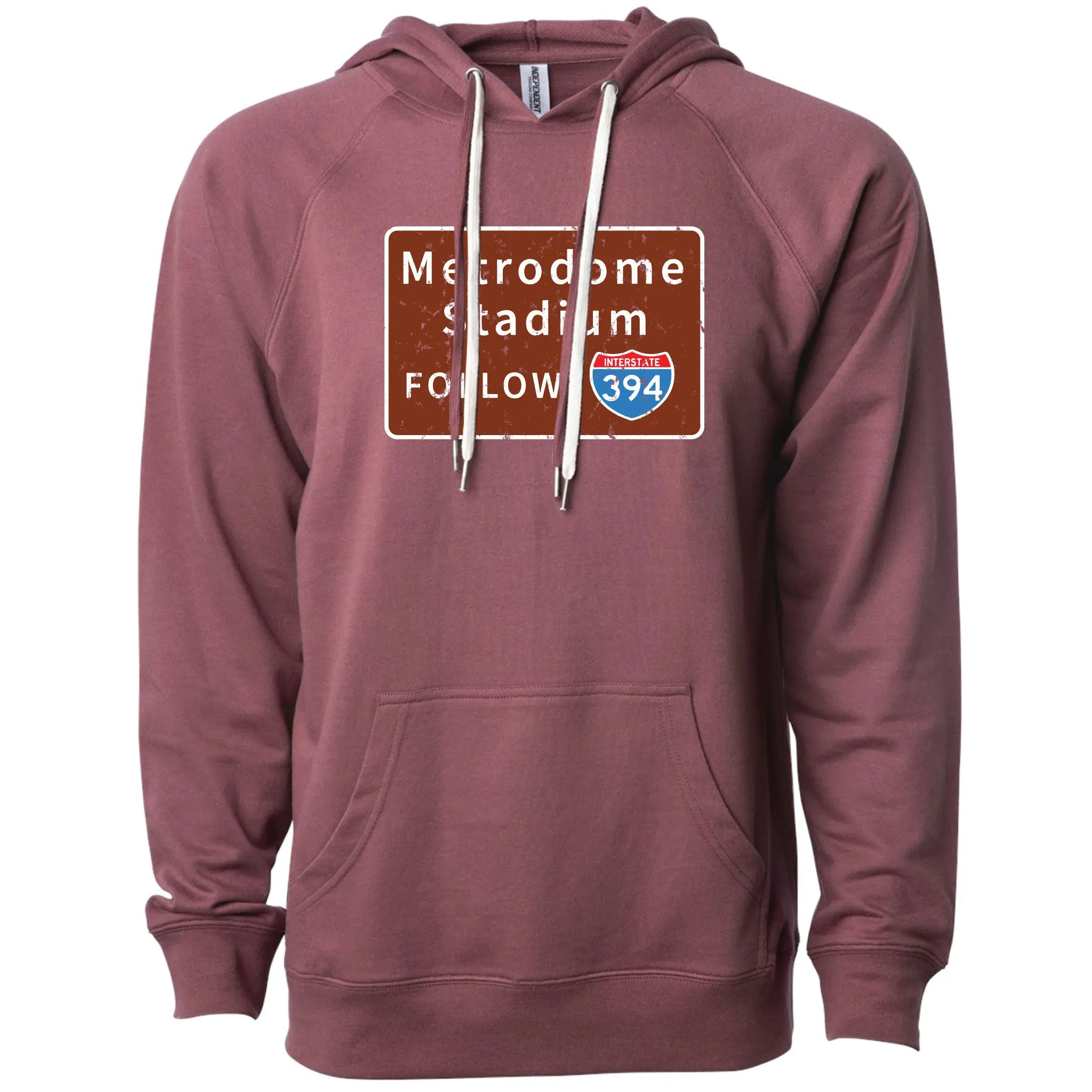 Metrodome I-394 Minnesota Lightweight Hoodie